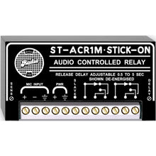 RDL ST-ACR1M Mic-Level Audio Controlled Relay - Delay 0.5 to 5.0 Seconds
