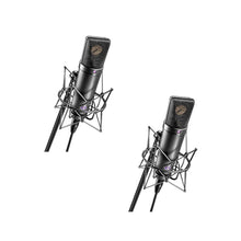 Neumann U 87 AI MT Matched Stereo Pair Condenser Microphones (Black)
