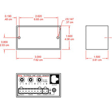 RDL TX-TPS3A Active Three-Pair Sender - Twisted Pair Format-A  - balanced line inputs