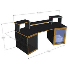 Sound Construction DS-RS/W - 1ISO Digistation Winged Home Studio Desk