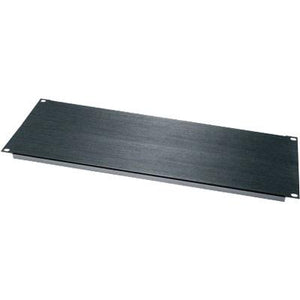 Middle Atlantic BL4 4 Space Flanged Aluminum Blank Panel - Black Brushed Finish