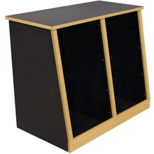 Sound Construction R18-2 SL Double Bay Slanted Studio Rack (18 Space)
