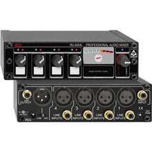 RDL RU-MX4L Pro 4 Input Line Mixer - Mic and Line Out