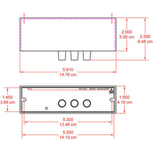 RDL RU-EQ3 Three Band Equalizer with Knobs - Terminals