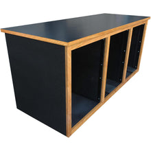 Sound Construction R14-3 ST Triple Bay Straight Studio Rack (14 Space)